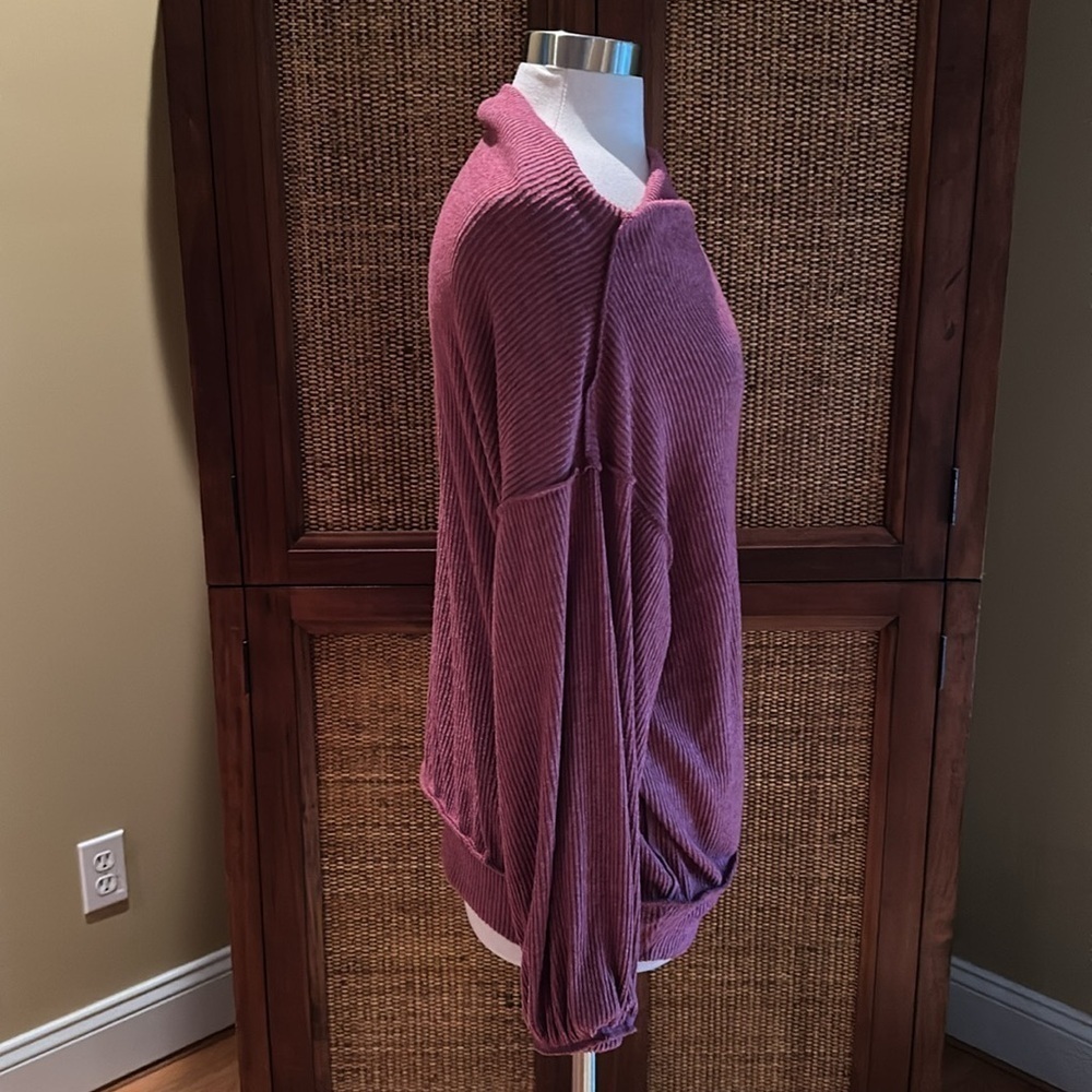 We The Free Main Squeeze Hacci Top Sweet Myrtle Size XS - Picture 6 of 9